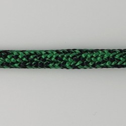 Cabo Náutico 6mm Color Negro/Verde - PUNCH® de Lancelin®