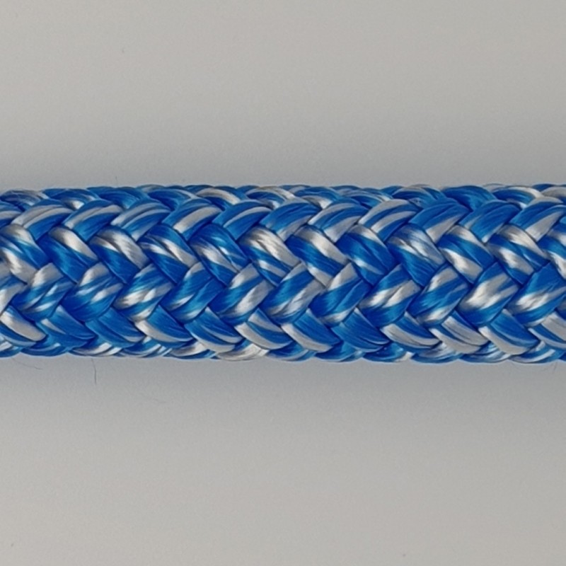 Cabo Náutico 12mm Color Blanco/Azul - PUNCH® de Lancelin®